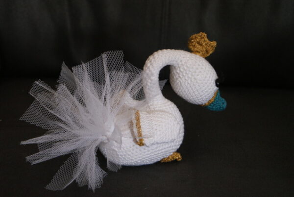 Majestueux Cygne blanc au crochet – Image 4