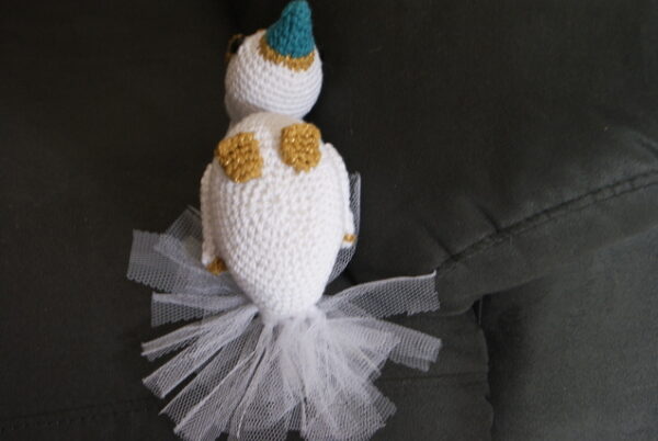 Majestueux Cygne blanc au crochet – Image 3