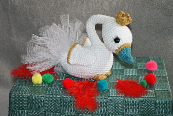 Majestueux Cygne blanc au crochet