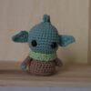 Porte Clés Bébé Yoda crocheté main – Image 5